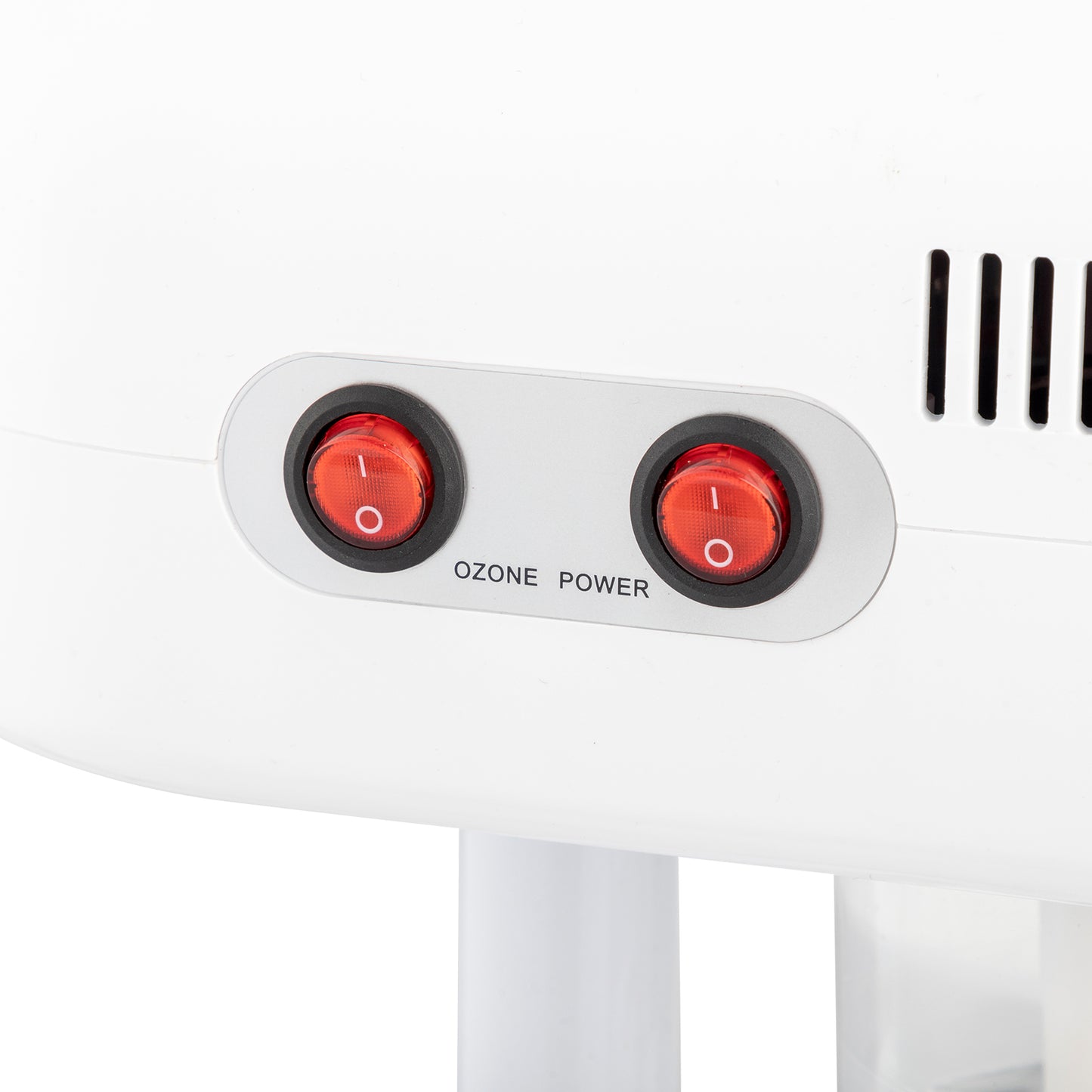 ABS Shell PC Water Cup Cross Iron Pin with 3X Magnifying Glass White Spray Machine