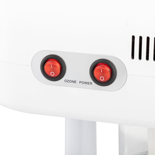 ABS Shell PC Water Cup Cross Iron Pin with 3X Magnifying Glass White Spray Machine