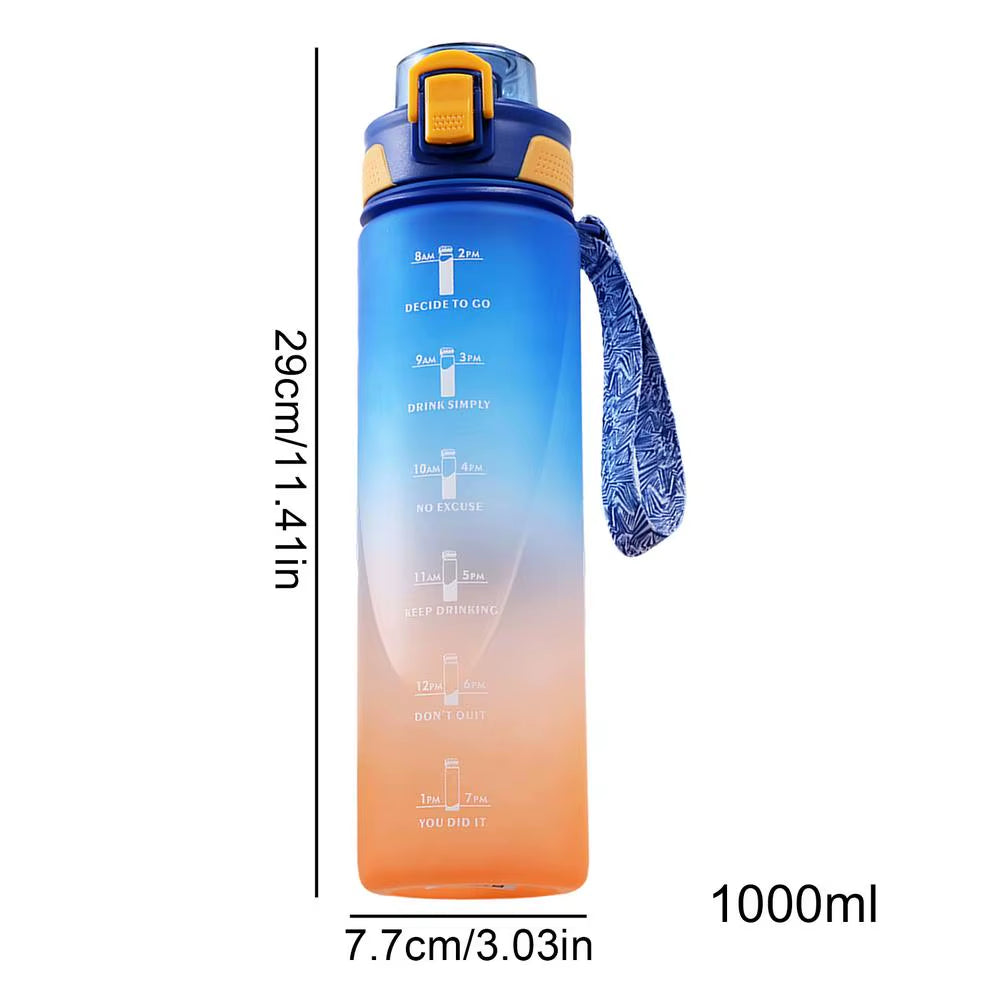 Sports Water Bottle Drinking Water Jugs 1000Ml Large Capacity Travel Water Bottle Sport Drinking Bottle for School Running