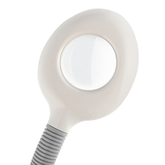 ABS Shell PC Water Cup Cross Iron Pin with 3X Magnifying Glass White Spray Machine