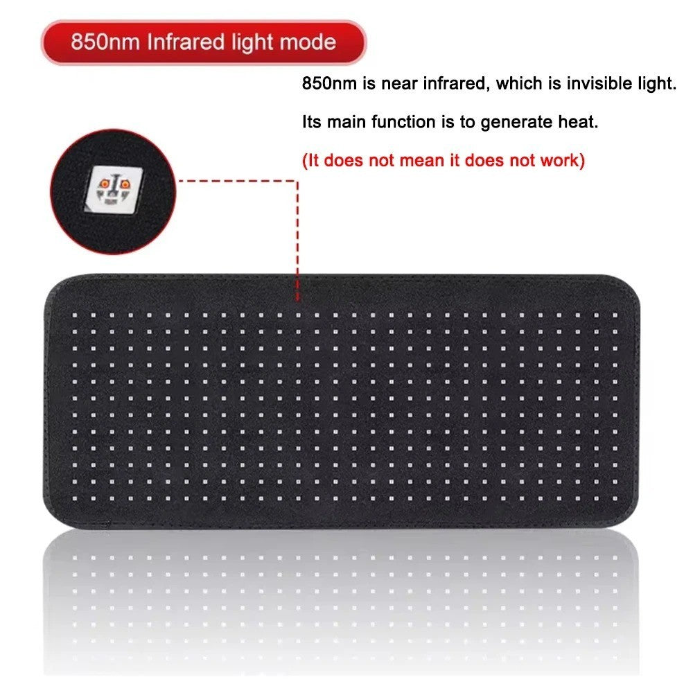 660Nm 850Nm LED Red Light Therapy Yoga Mat Health Relaxation Whole Body Infrared