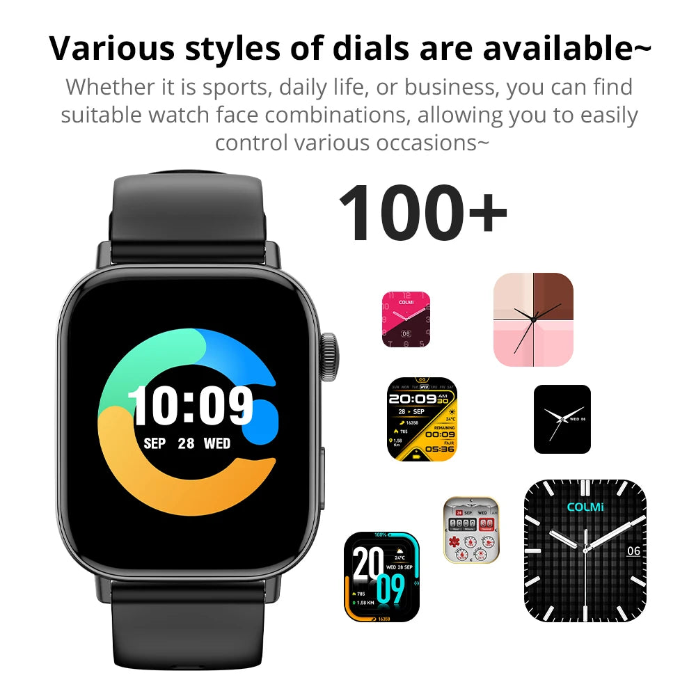 New  C8 Max Voice Calling Smart Watch 1.93" Large HD Color Display Health and Fitness Tracking Smartwatch for Men and Women