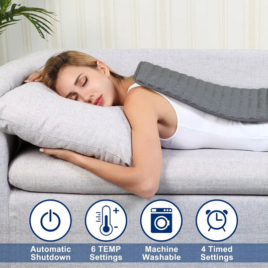 Electric Heating Pad for Pain Relief, Heating Pads for Back, Neck, Abdomen Auto Shut off Heating Pad for Knee,Shoulder,Legs,Etc.