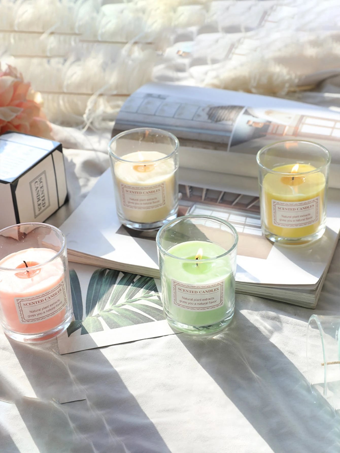 Scented Candles Home Bedroom Romantic Candles Incense Birthday Gift Fragrance