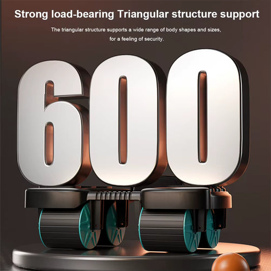 Automatic Rebound Abdominal Contraction Exercise Abdominal Exercise Wheel with 6 Elbow Support Automatic Rebound Muscle Training