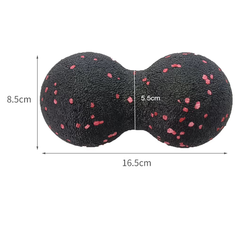 Fitness Body Fascia Exercise Relieve Pain Yoga Ball EPP Lacrosse Myofascia Ball Peanut Massage Ball Roller