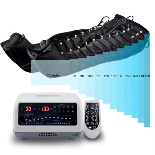 Intermittent Pneumatic Air Compression Therapy Foot Leg Massager Manual Function Elderly Blood Improvement Lymphatic Drainage