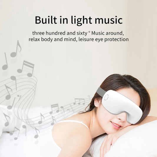 Eye Care Device for Eye Strain Relief Dry Eye Improve Sleep Eye Massager with Heat for Migraines Eye Mask with Bluetooth Airbag