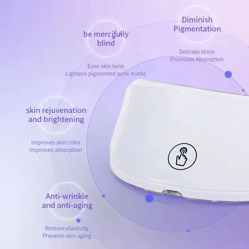 2025 Neck LED Mask 7 Colors Photon Anti-Wrinkle Skin Brightening Neck Beauty Mask Skin Tightening Neck Wrinkle Remover Skin Care