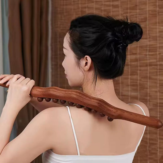 Wood Stick Tools Chinese Tradition Wooden Therapy Scraping Lymphatic Drainage Massager for the Waist Legs Neck Back