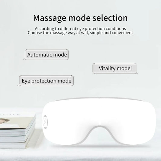 Eye Care Device for Eye Strain Relief Dry Eye Improve Sleep Eye Massager with Heat for Migraines Eye Mask with Bluetooth Airbag