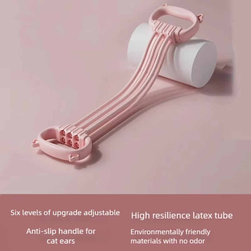 Stretch Strap Yoga 6 Ropes Adjusted Tensioner Yoga Tool Open Back Practice Shoulder Yoga Stretching Belt Elastic Stretch Band