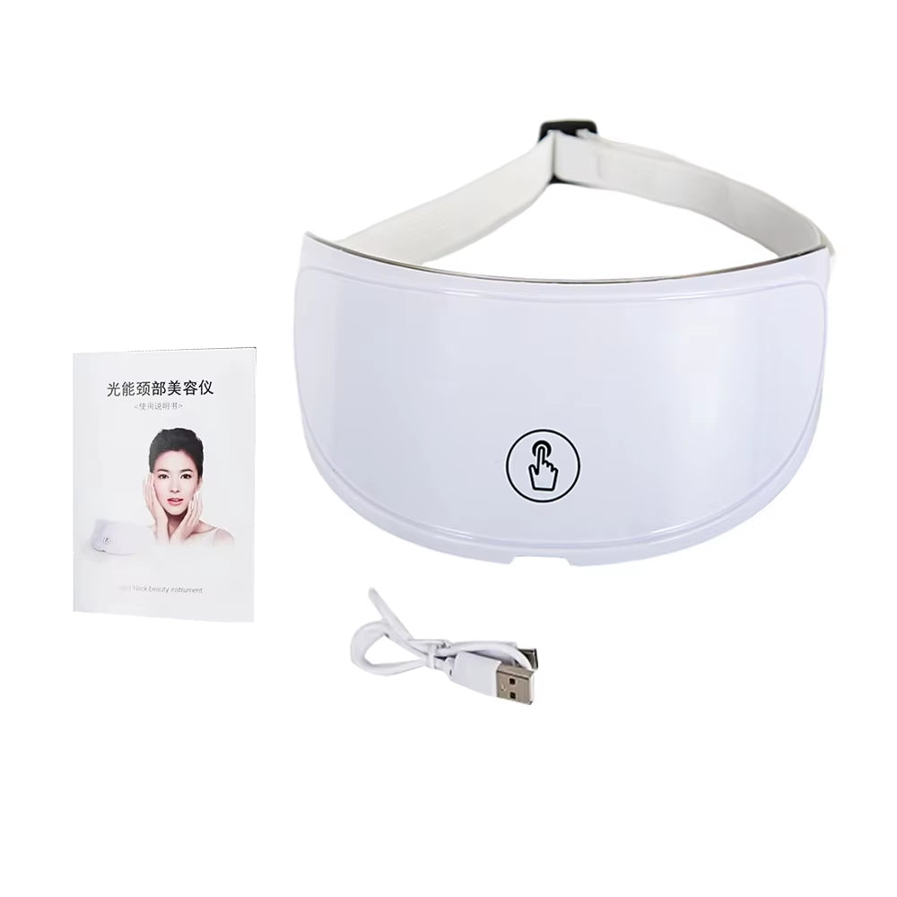 2025 Neck LED Mask 7 Colors Photon Anti-Wrinkle Skin Brightening Neck Beauty Mask Skin Tightening Neck Wrinkle Remover Skin Care