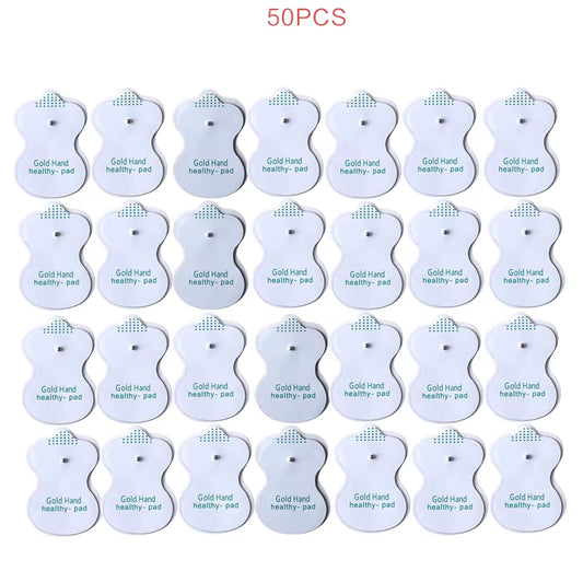 Dual Channel Electric TENS Physiotherapy Massager Relax Muscle Stimulator + 8 Gel Electrode Pads Health Care