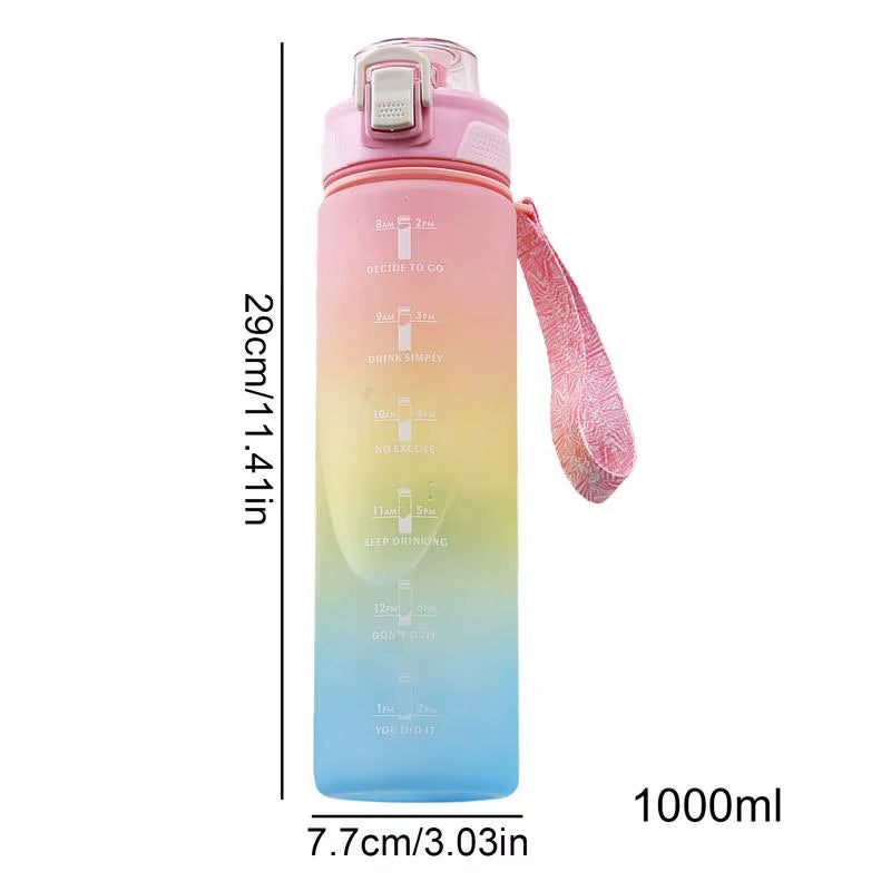 Sports Water Bottle Drinking Water Jugs 1000Ml Large Capacity Travel Water Bottle Sport Drinking Bottle for School Running