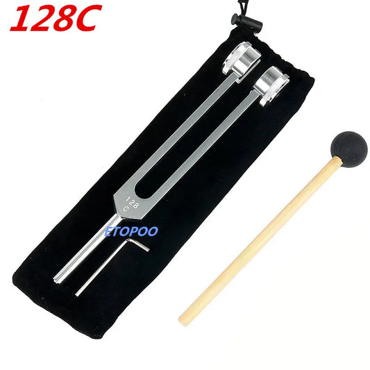 128Hz 256HZ 512C MI528 C64 Medical Neurological Tuning Fork Sets for Sound Healing Therapy Aluminum Alloy Multiple Color Choice