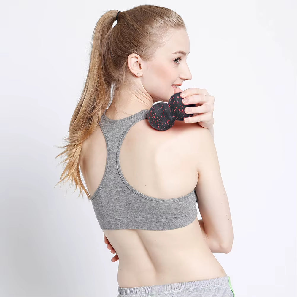 Fitness Body Fascia Exercise Relieve Pain Yoga Ball EPP Lacrosse Myofascia Ball Peanut Massage Ball Roller