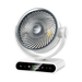 40000Mah Large Capacity Portable Intelligent Remote Control LED Rechargeable Fan Five-Speed Cycle Fan Gorgeous Outdoor