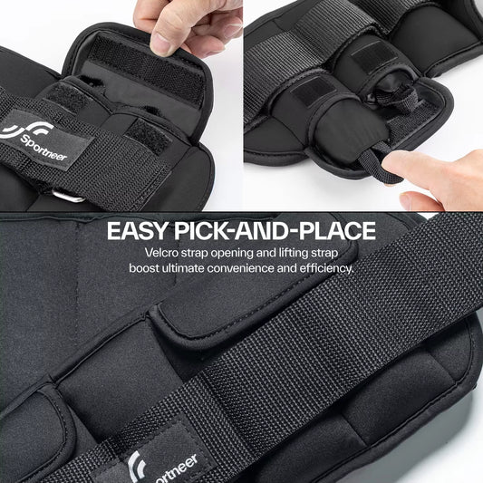 Adjustable Wrist and Ankle Weights for Women and Men 1 Pair 1 2 3 4 6 7 8 10 Lbs Adjustable Leg Weight for Gym Fitness