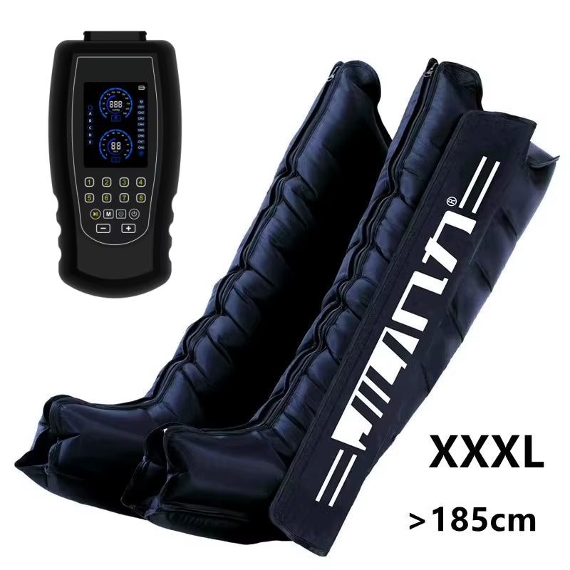 Pressotherapy Air Compression Foot Muscle Massager Leg Recovery Boots Lymphatic Drainage Machine Relax Physiotherapy 8 Chamber