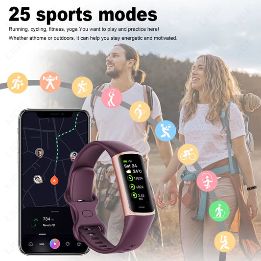Sport Smart Bracelet Fitness Tracker for Man Women Band Waterproof Connected Phone Tracker Men Smart Watch for Android Ios