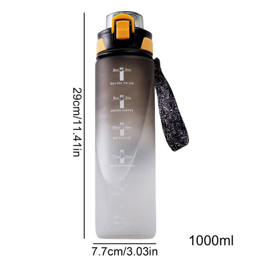 Sports Water Bottle Drinking Water Jugs 1000Ml Large Capacity Travel Water Bottle Sport Drinking Bottle for School Running