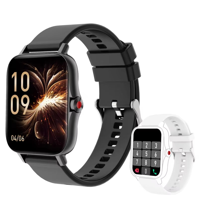 Ladies' Smartwatch, 1.69-Inch High-Definition Display Wireless Calling Fitness Tracker Sleep Monitoring Pedometer Calorie 100+Ex