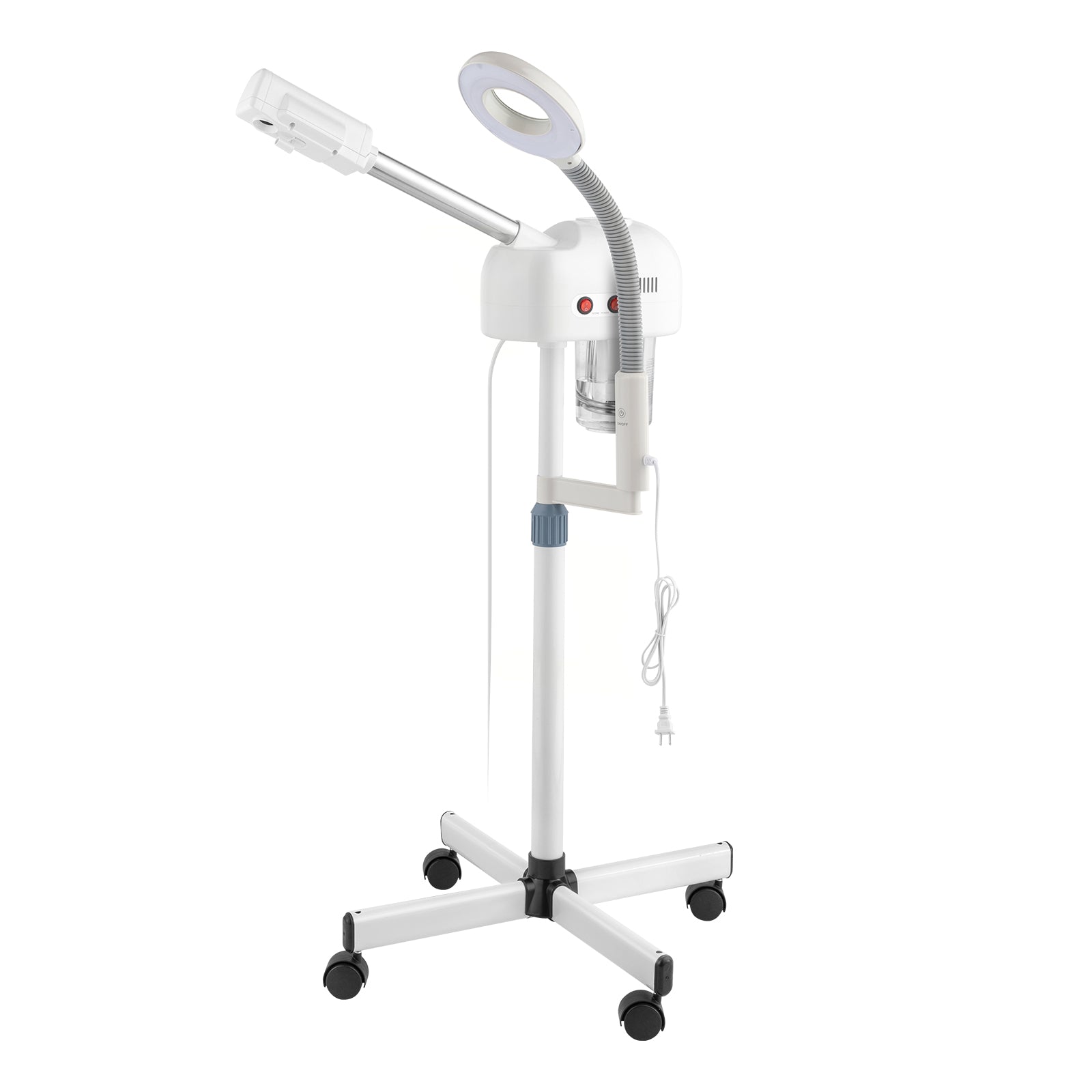 ABS Shell PC Water Cup Cross Iron Pin with 3X Magnifying Glass White Spray Machine