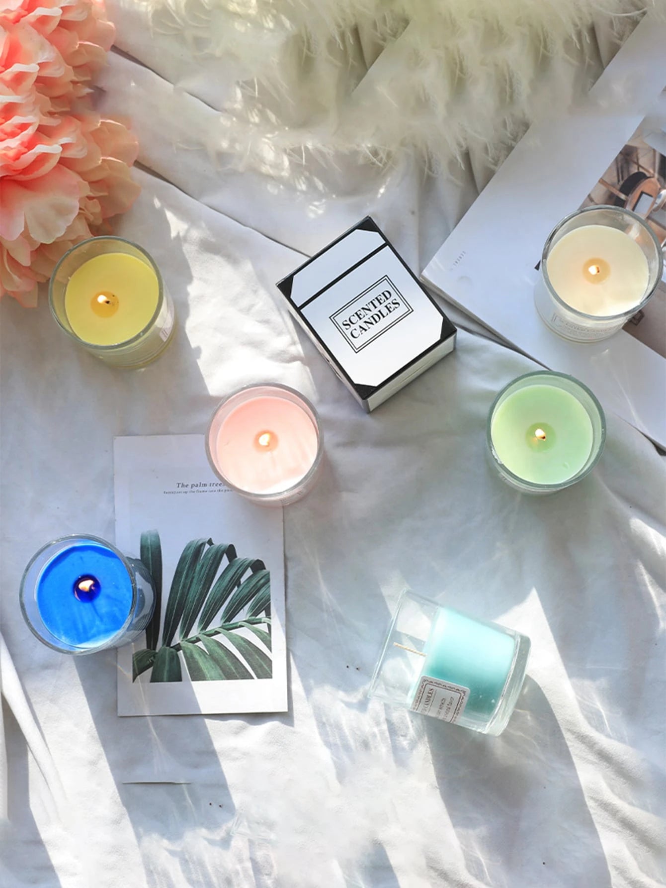 Scented Candles Home Bedroom Romantic Candles Incense Birthday Gift Fragrance