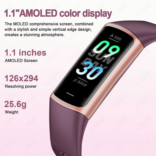 Sport Smart Bracelet Fitness Tracker for Man Women Band Waterproof Connected Phone Tracker Men Smart Watch for Android Ios