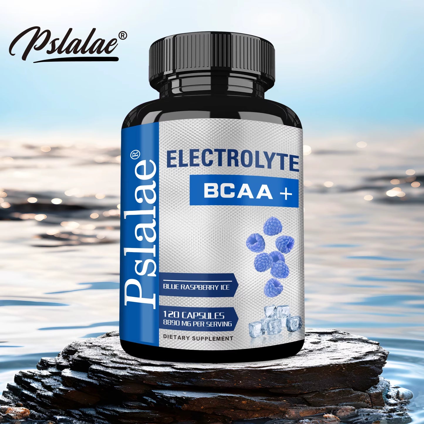 Sport BCAA Supplements - Supports Muscle Growth and Recovery, Electrolyte Balance, and Hydration - 120 Capsules